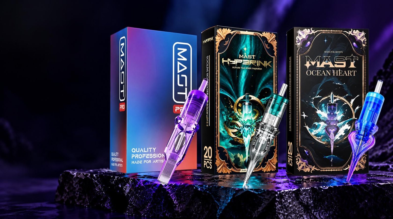Cartuchos MAST Pro, Hyperink e Ocean Heart